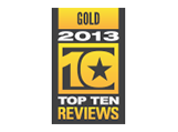 Top Ten Reviews Gold 2013 Award