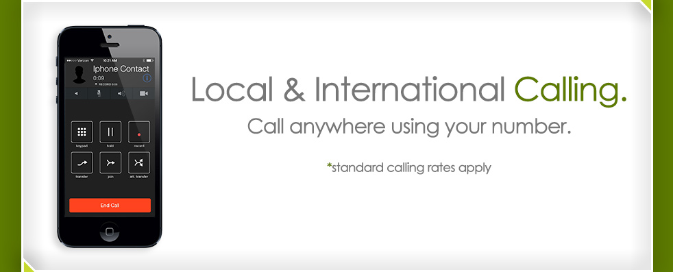 Phone Power iPhone App | Mobile Local & International calling. | Call anywhere using your number